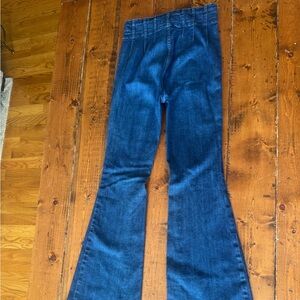 Jayden Free People We Dark Blue Flare bell bottom  Jeans